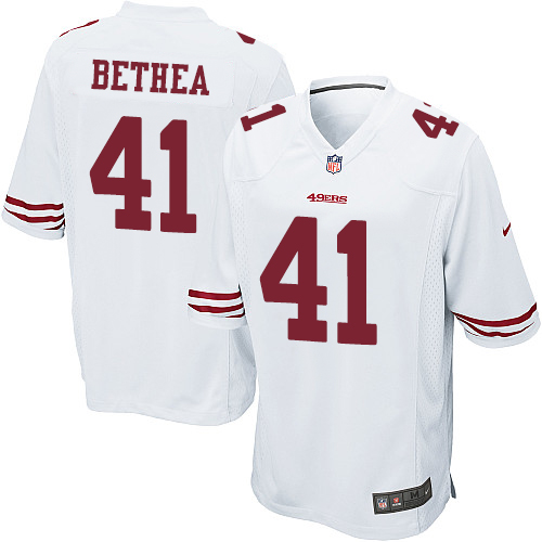 Youth Game Antoine Bethea Nike Jersey White Road - #41 NFL San Francisco 49ers